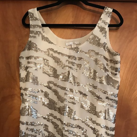 Boston Proper Sequence Front Tank - Size 10 - Picture 1 of 2